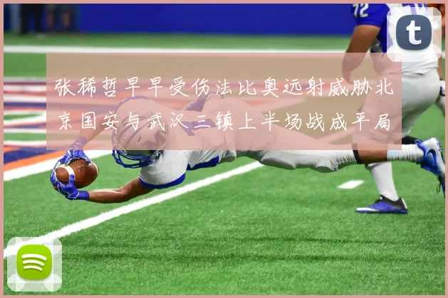 张稀哲早早受伤法比奥远射威胁北京国安与武汉三镇上半场战成平局